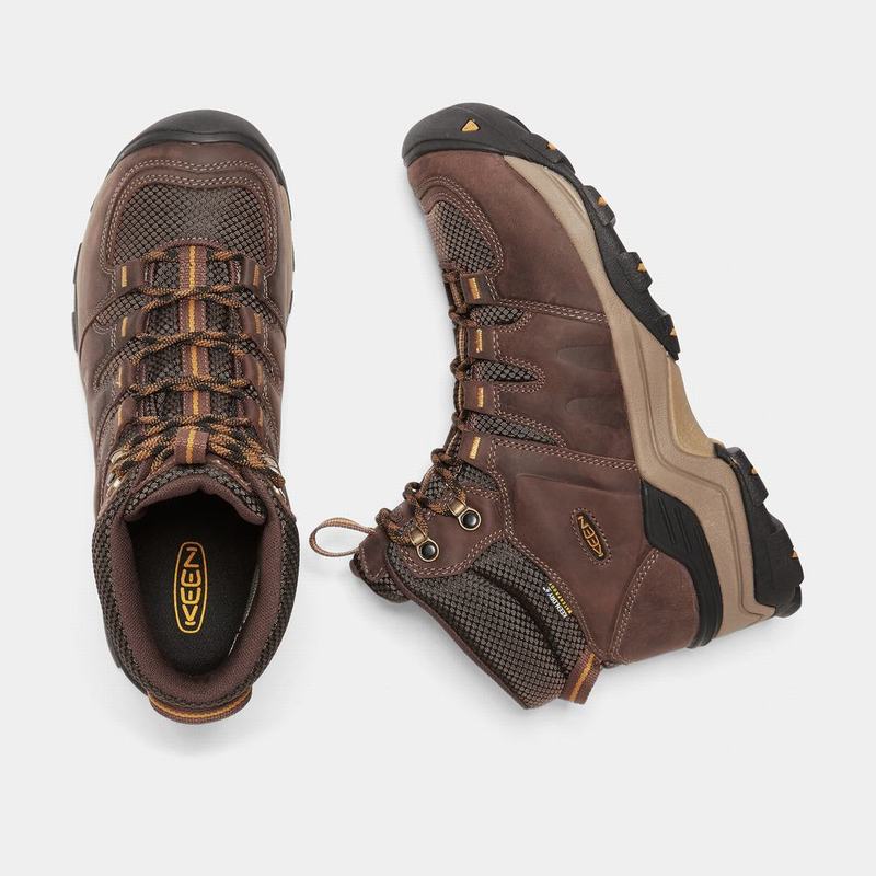 Botas De Montaña Keen Gypsum II Waterproof Mid Para Hombre Cafes - Botas Keen Mexico (268135-UFR)